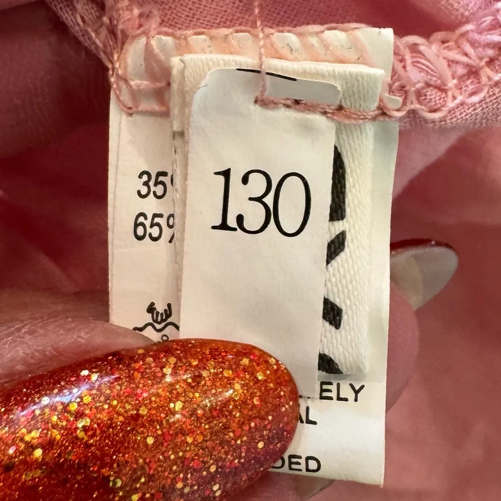 Unbranded Pink Tiered Tulle Dress for Little Girls Sz 7 (130)